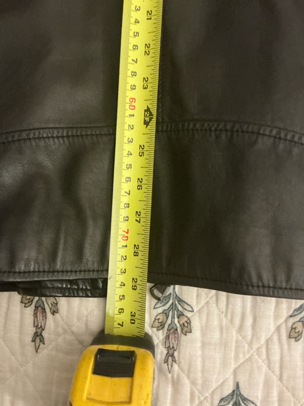 John Varvatos Black Leather Jacket - Picture 7 of 7